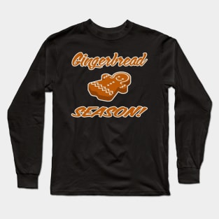 Gingerbread Season Graphic Long Sleeve T-Shirt